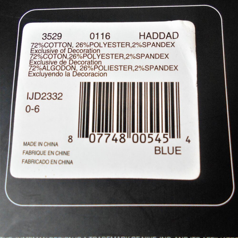 Nike Jordan Infant Booties 2 Pack Baby Newborn 0-6 Mo Blue Stripes - Picture 14 of 14